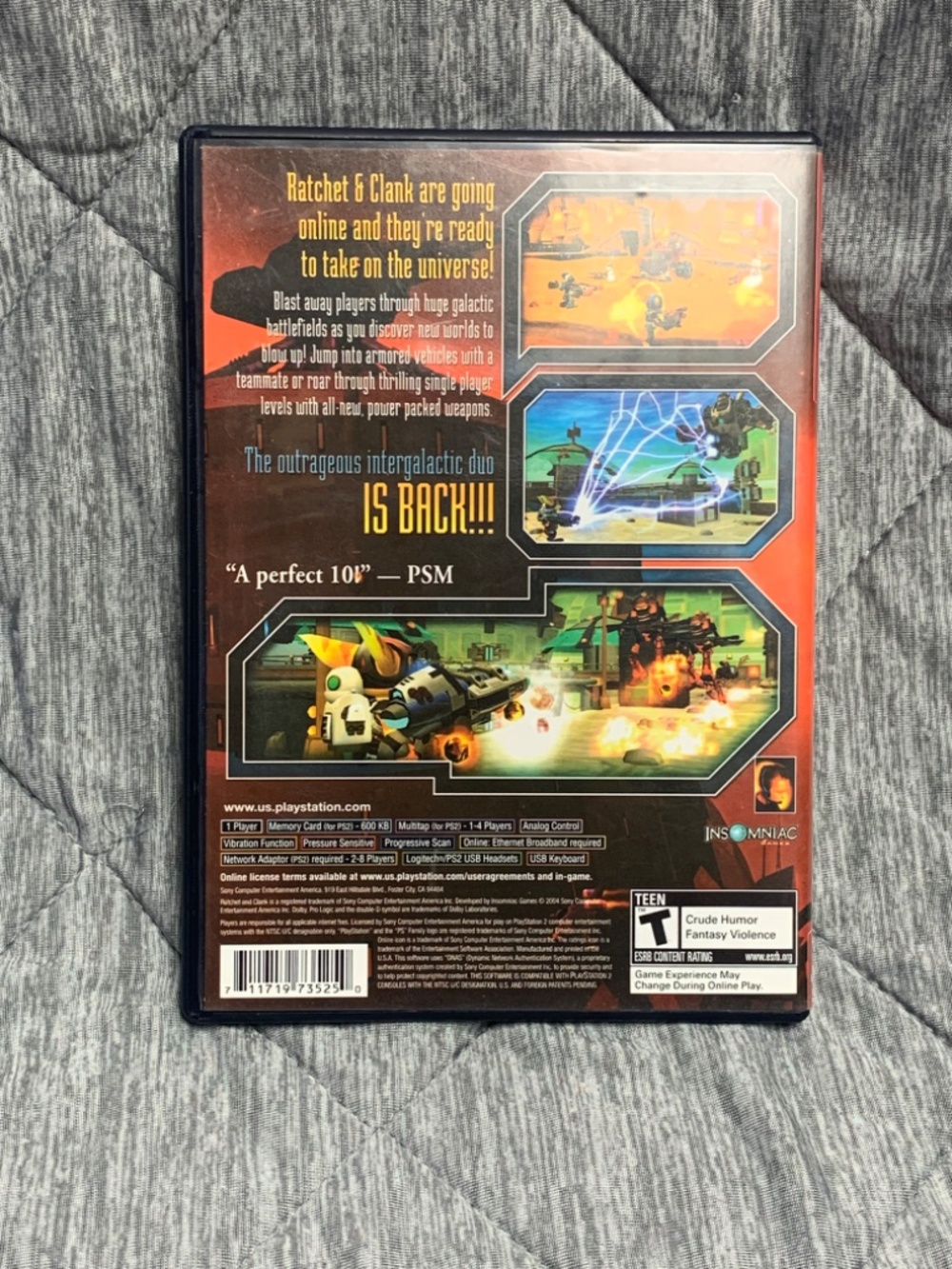 Ratchet & Clank Up Your Arsenal (Sony PlayStation 2 PS2, 2004) CIB Complete - Picture 3 of 3